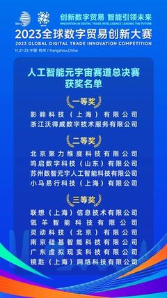2023全球數字貿易創新大賽閃耀杭州，浙江網絡技術引領服務新紀元